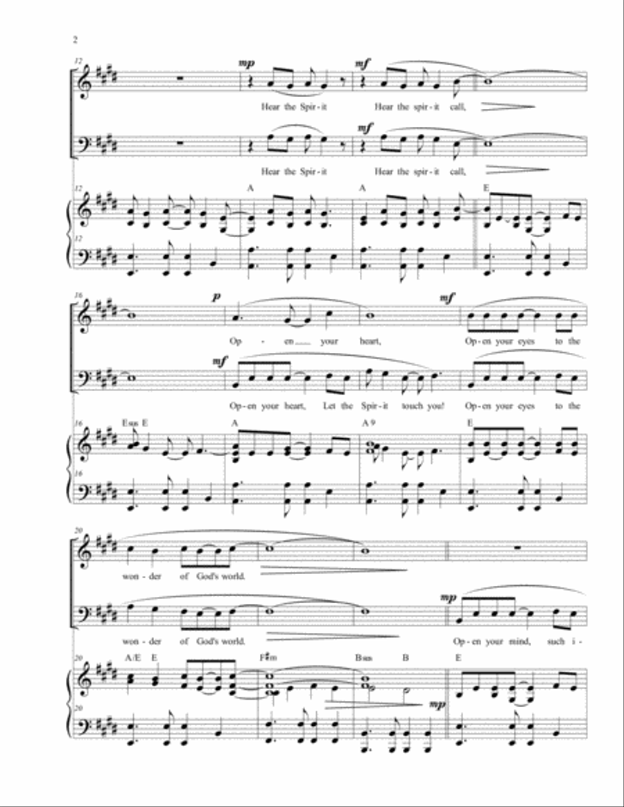 Hear the Spirit SA scores gallery preview page 2