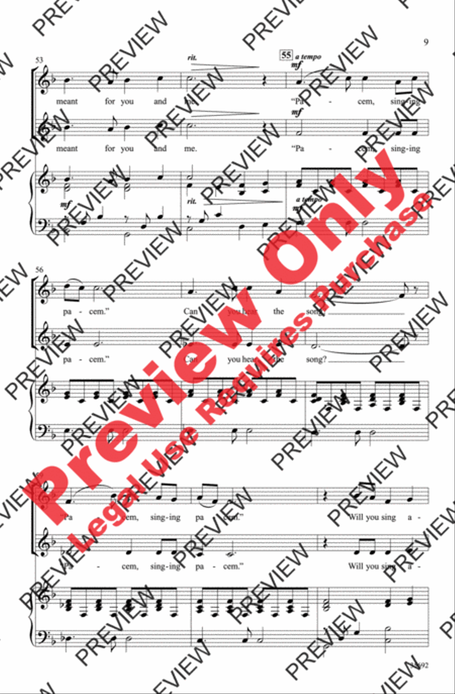 Pacem 2-Part scores gallery preview page 8