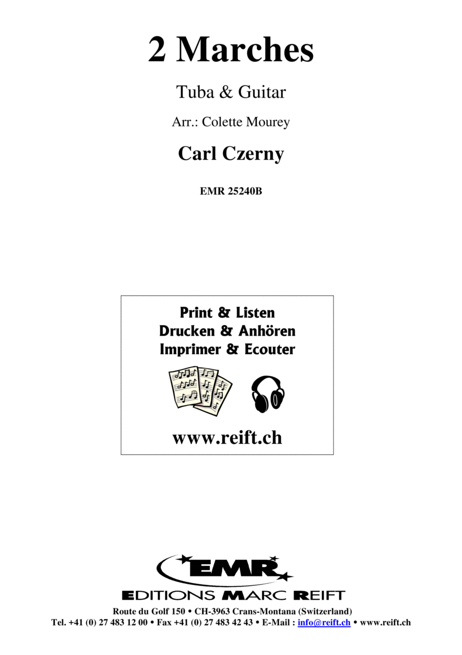 2 Marches Tuba scores gallery preview page 1