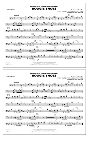 Boogie Shoes - 1st Trombone