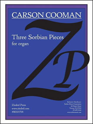 Book cover for Three Sorbian Pieces