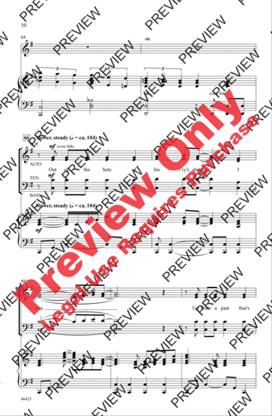 Still I Rise 4-Part scores gallery preview page 10