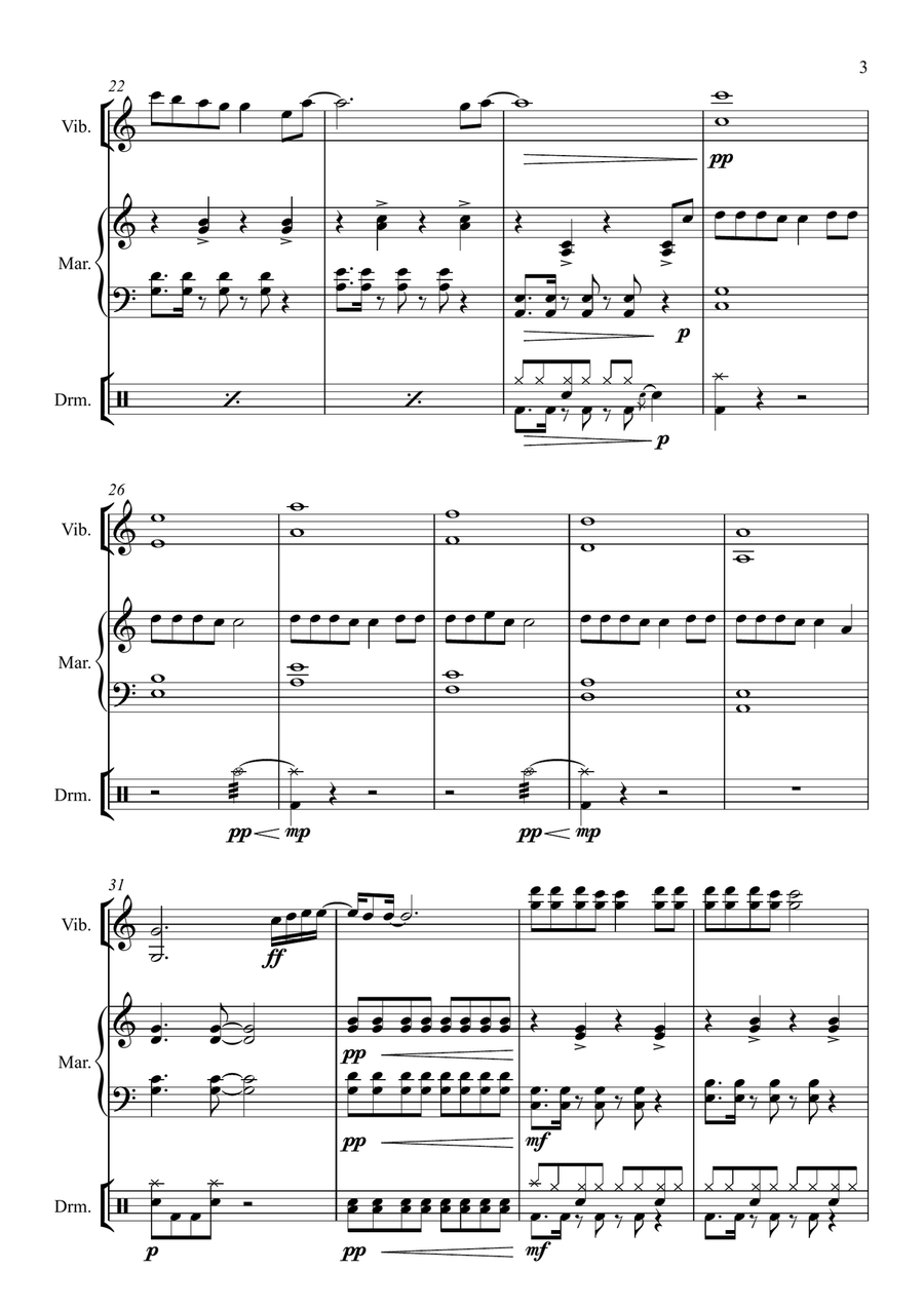 Love Me Like You Do Love Me Like You Do Percussion Ensemble scores gallery preview page 5