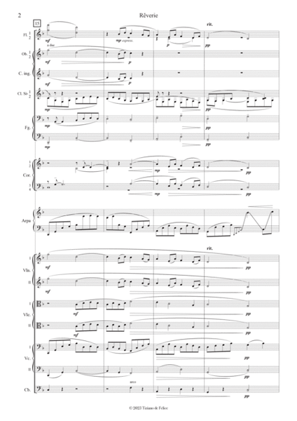 Rêverie for Orchestra - Claude Debussy - Score Only image number null