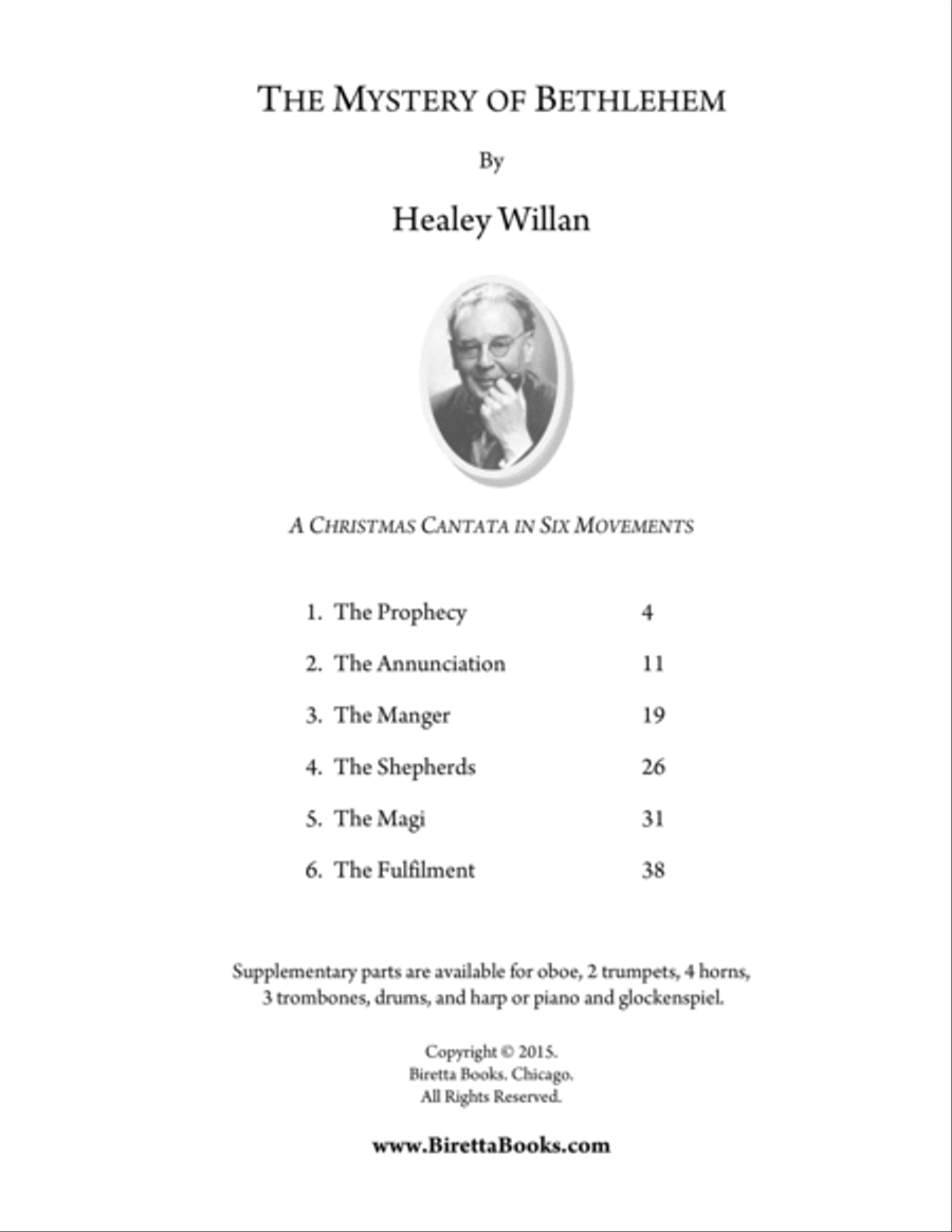 The Mystery of Bethlehem 4-Part scores gallery preview page 3