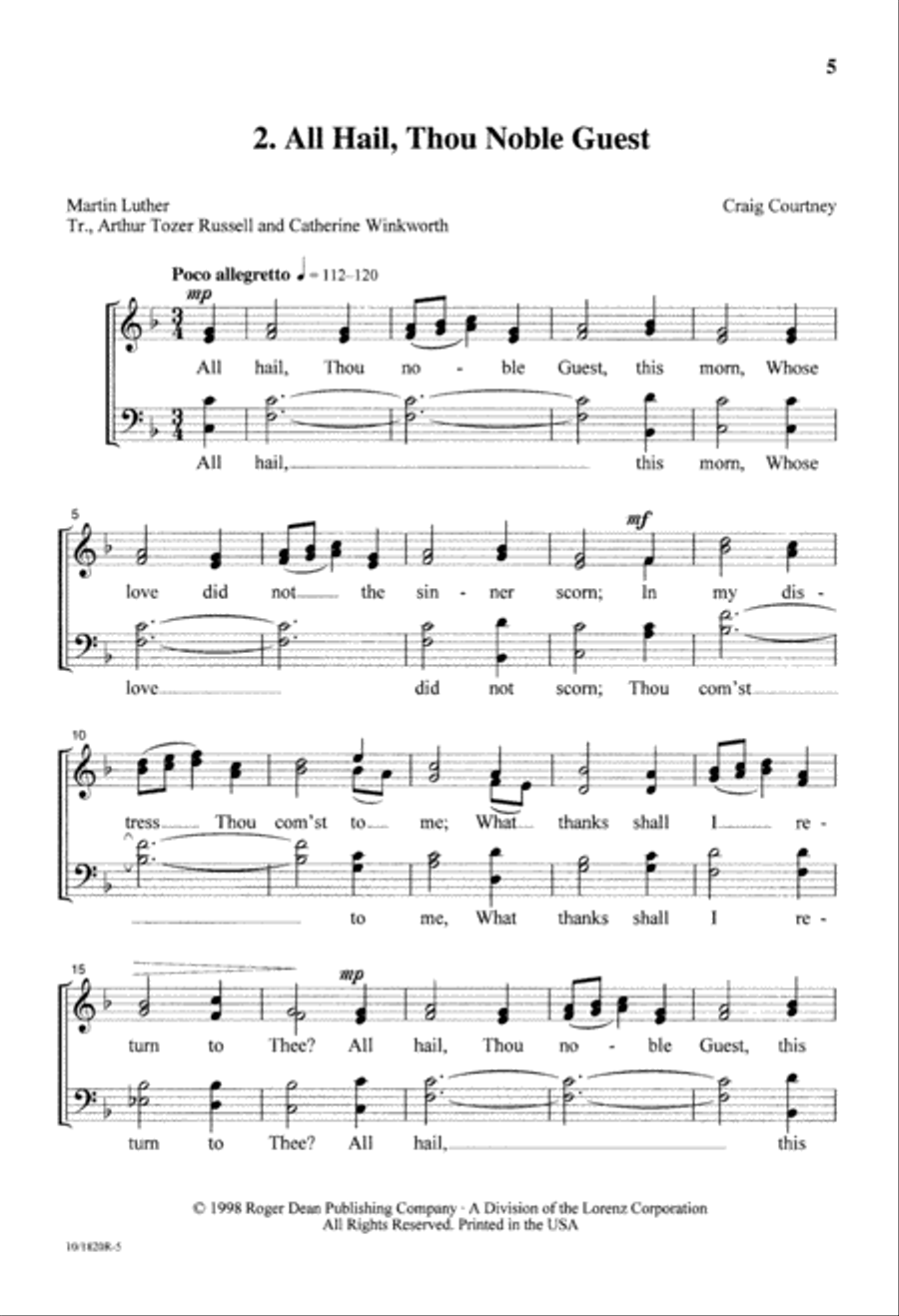 Trilogy for the Christ Child Divisi scores gallery preview page 5