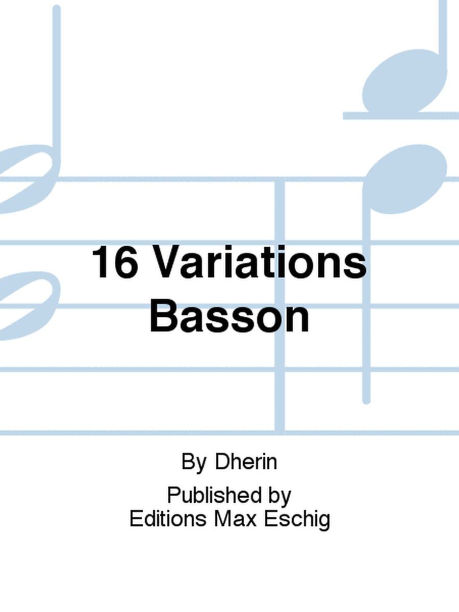 16 Variations Basson