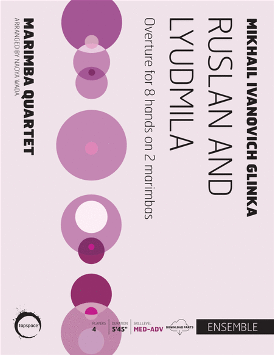 Ruslan and Lyudmila Percussion Ensemble scores gallery preview page 1
