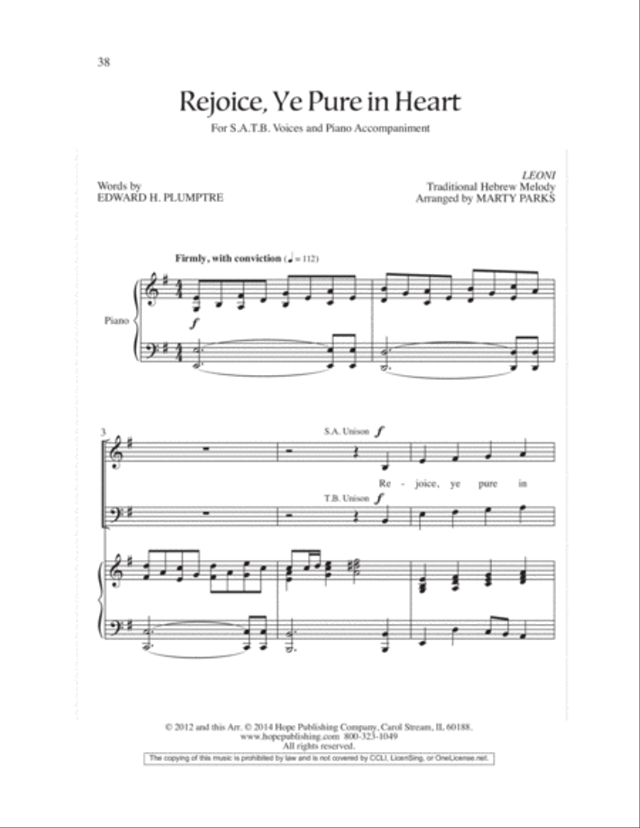 Worship Openers: Introits that Work!, Vol. 2 4-Part scores gallery preview page 40