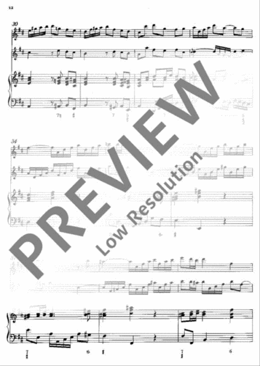 Triosonata B minor Triosonata B minor Flute scores gallery preview page 13