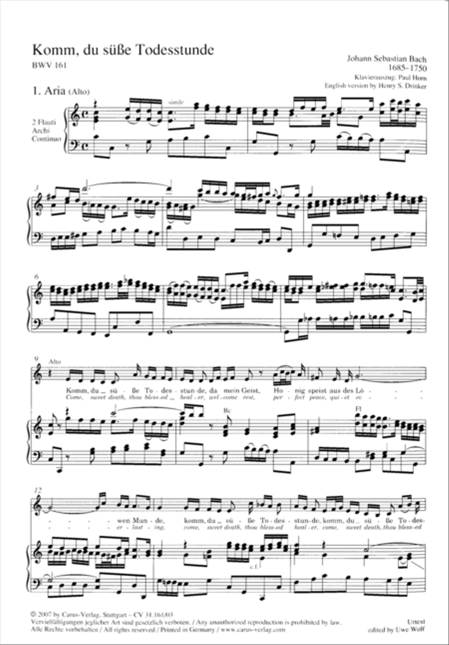 Komm, du susse Todesstunde 4-Part scores gallery preview page 26