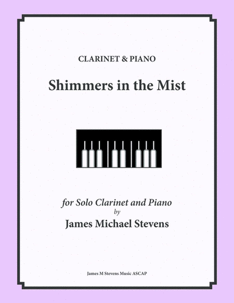 Shimmers in the Mist - Clarinet & Piano image number null
