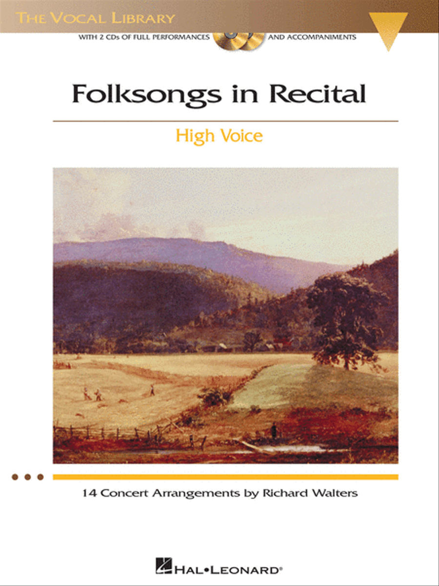 Folksongs in Recital – 14 Concert Arrangements High Voice scores gallery preview page 1