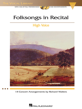 Book cover for Folksongs in Recital – 14 Concert Arrangements