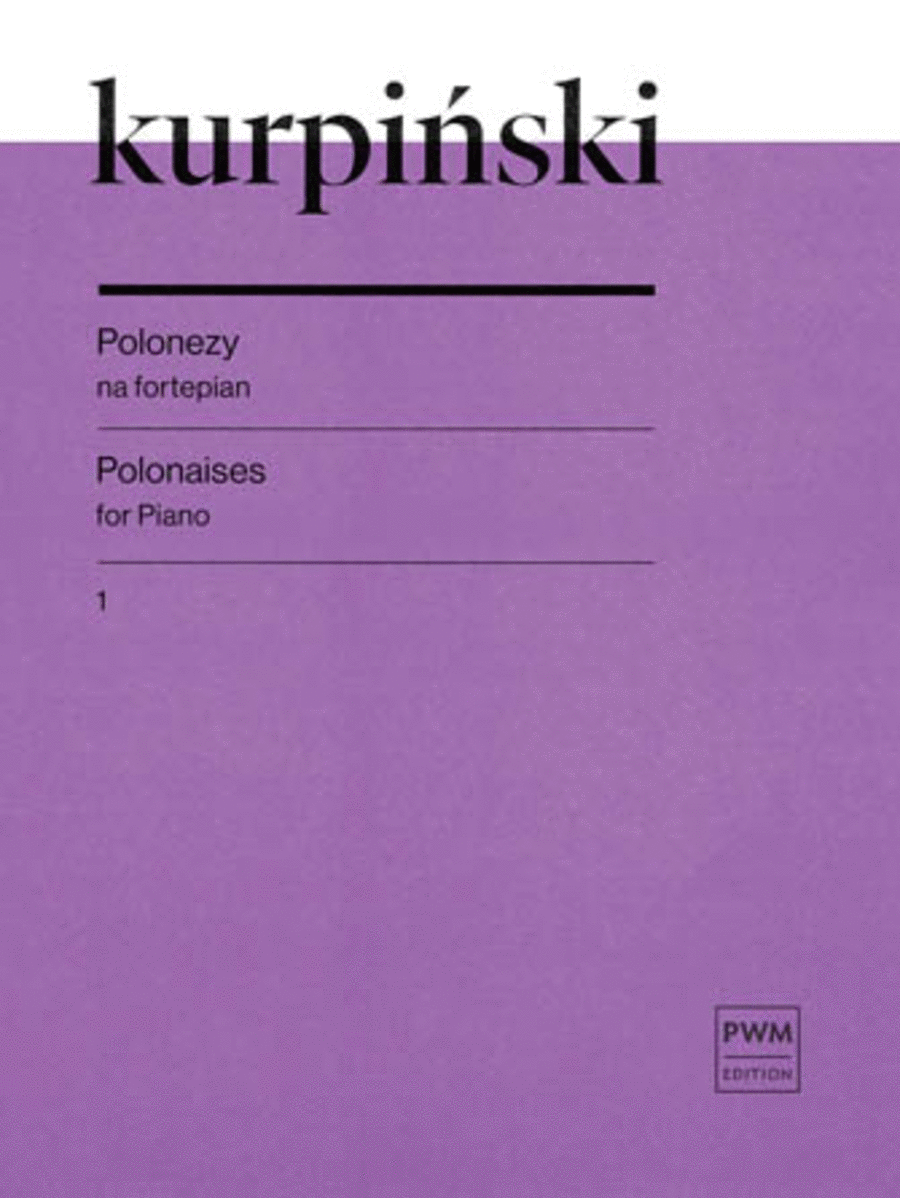 Polonaises for Piano, Vol. 1 Piano Solo scores gallery preview page 1