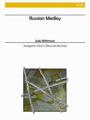 Book cover for Russian Medley for Flute Quartet