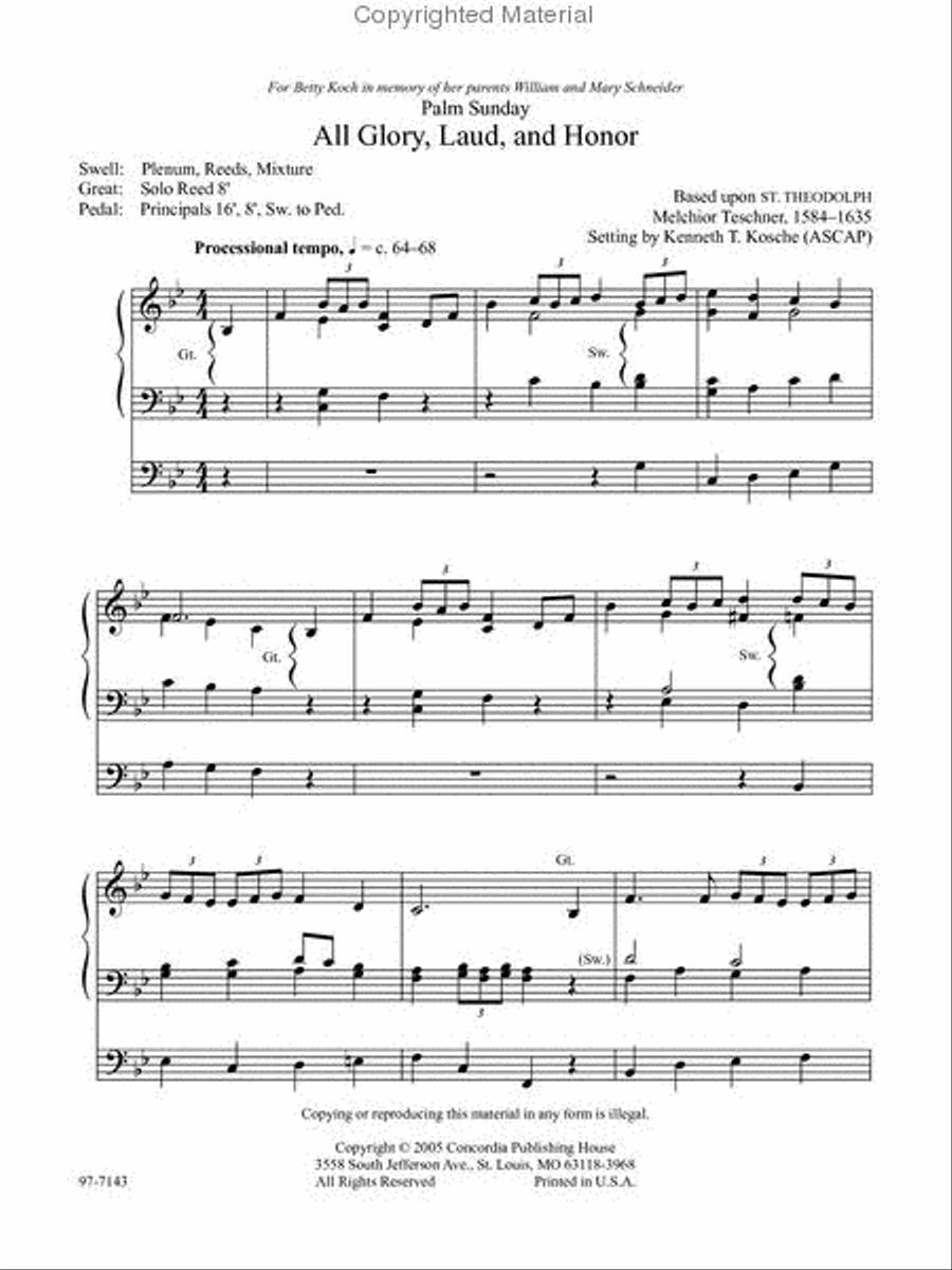 Passiontide Suite for Organ Organ Solo scores gallery preview page 2