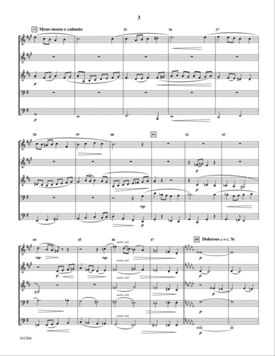 Rejoice! Ye Pure in Heart Brass Ensemble scores gallery preview page 3