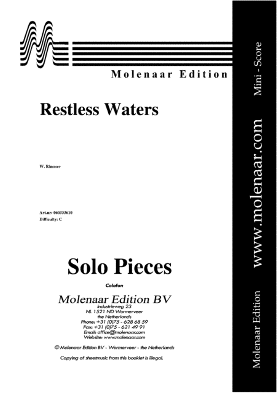 Restless Waters Restless Waters Brass Quartet scores gallery preview page 2