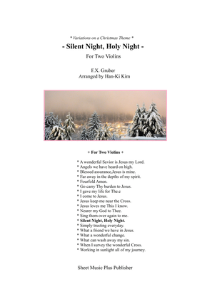 Silent Night, Holy Night (For Violin Duet)
