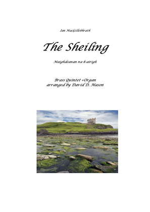 Book cover for The Sheiling, Brass Quintet and Organ