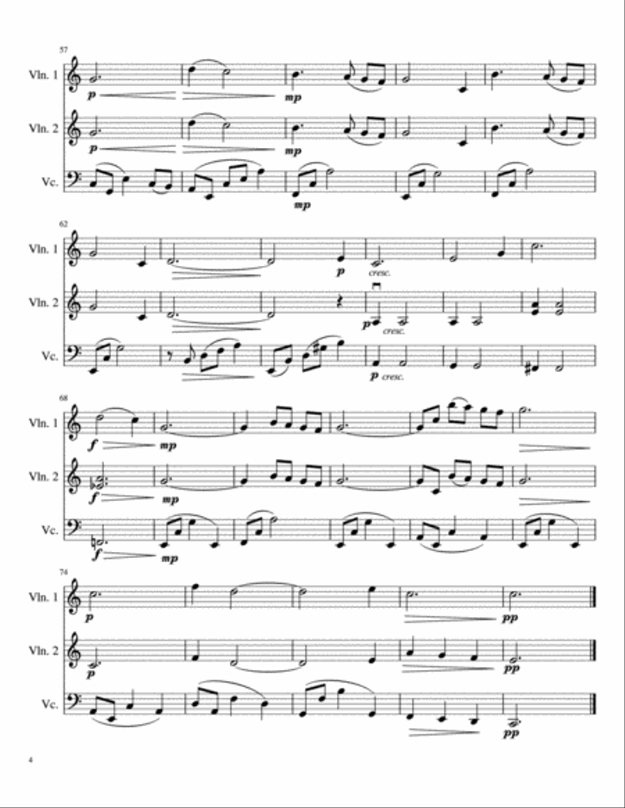 Blue Moon String Trio scores gallery preview page 5