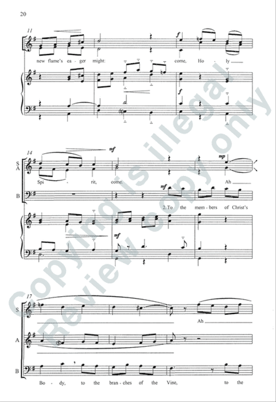 Somerset Anthem Books, Volume III (Holy Spirit) 3-Part scores gallery preview page 10