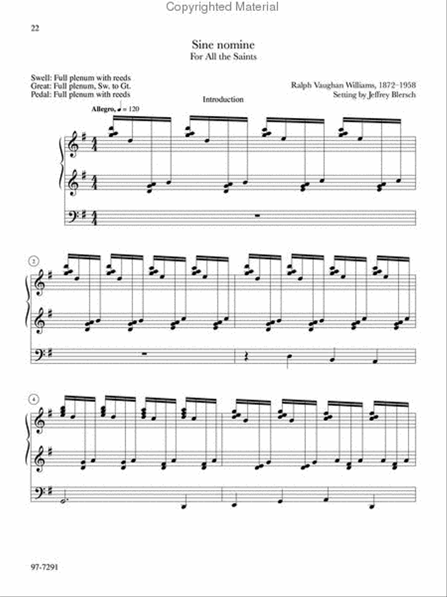 Introductions, Harmonizations, Accompaniments, Interpretations, Vol. 5 Organ scores gallery preview page 8