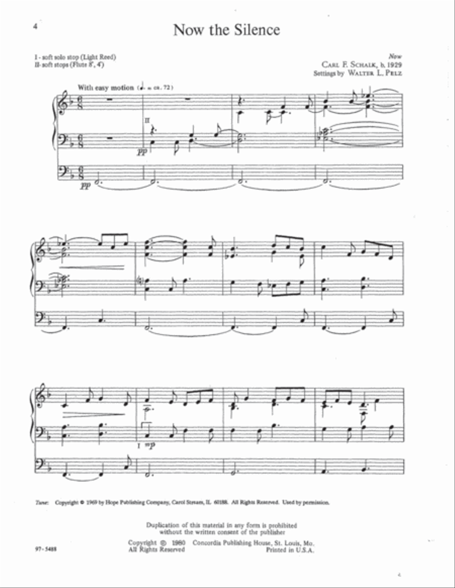 Hymn Preludes for Holy Communion, Vol. III Organ scores gallery preview page 2