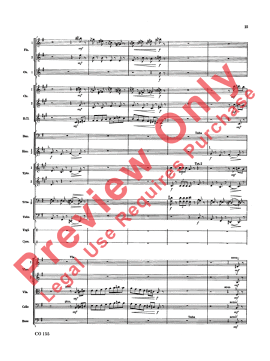 Nutcracker Ballet, Set II (March of the Nutcracker and Trepak) Full Orchestra scores gallery preview page 16