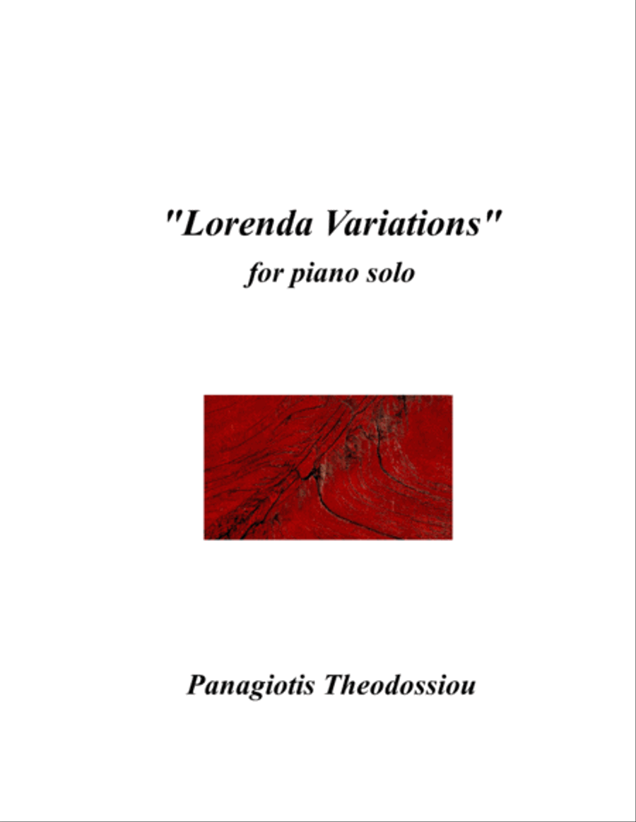 Lorenda Variations Piano Solo scores gallery preview page 1