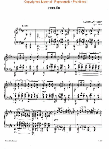 Prelude in C-sharp minor, Op. 3, No. 2 image number null