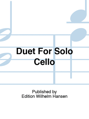 Book cover for Duet For Solo Cello