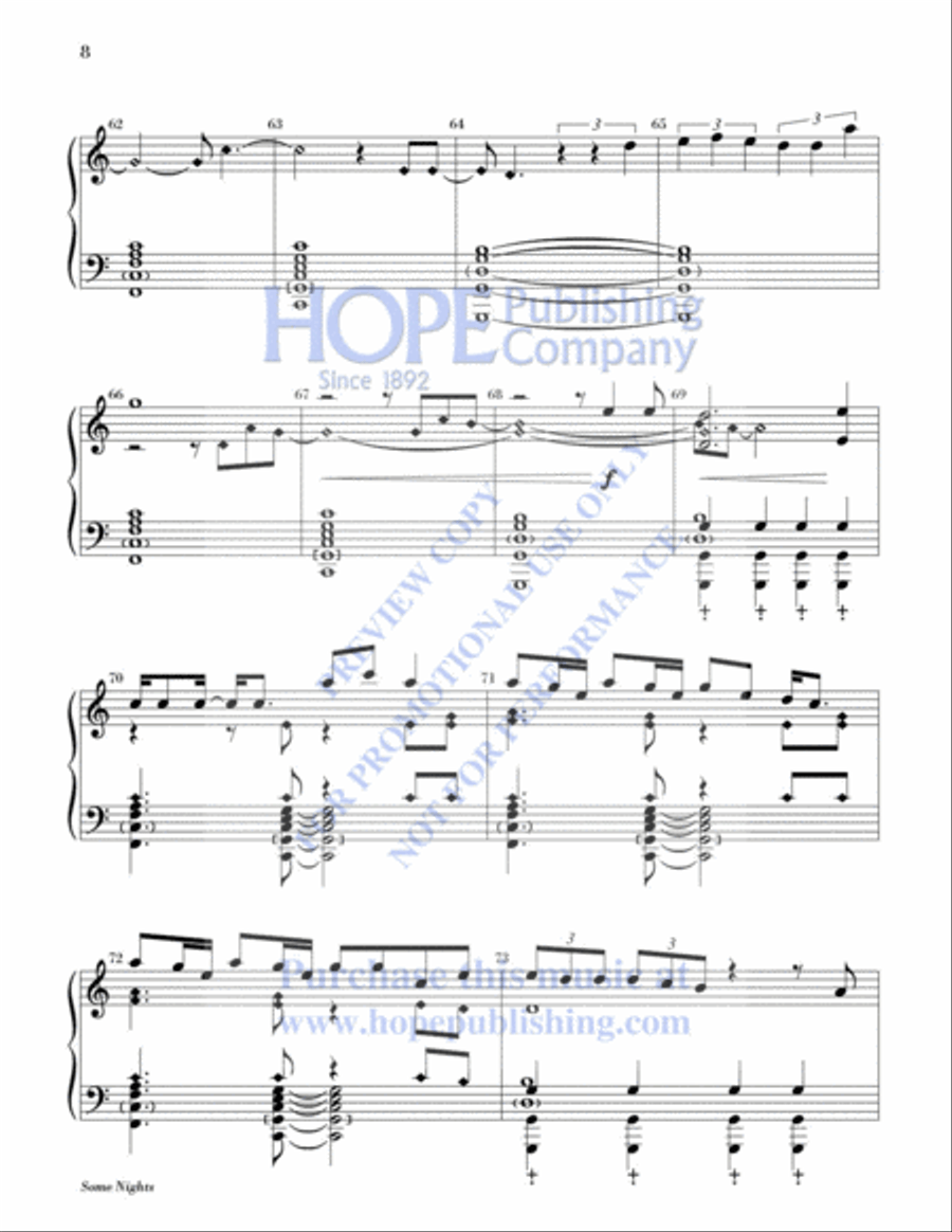 Some Nights Some Nights 5-Octaves scores gallery preview page 9