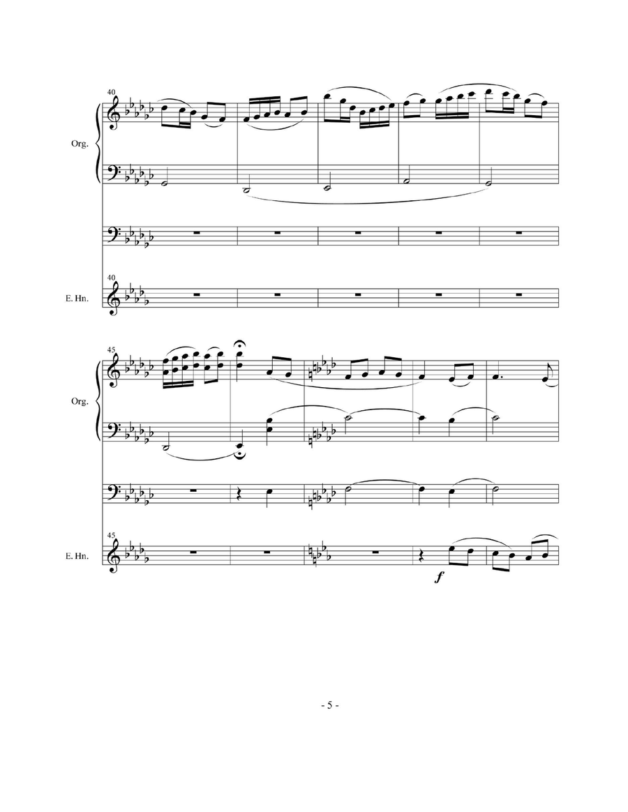 Ecce Lignum Crucis (Behold the wood of the Cross) Small Ensemble scores gallery preview page 6