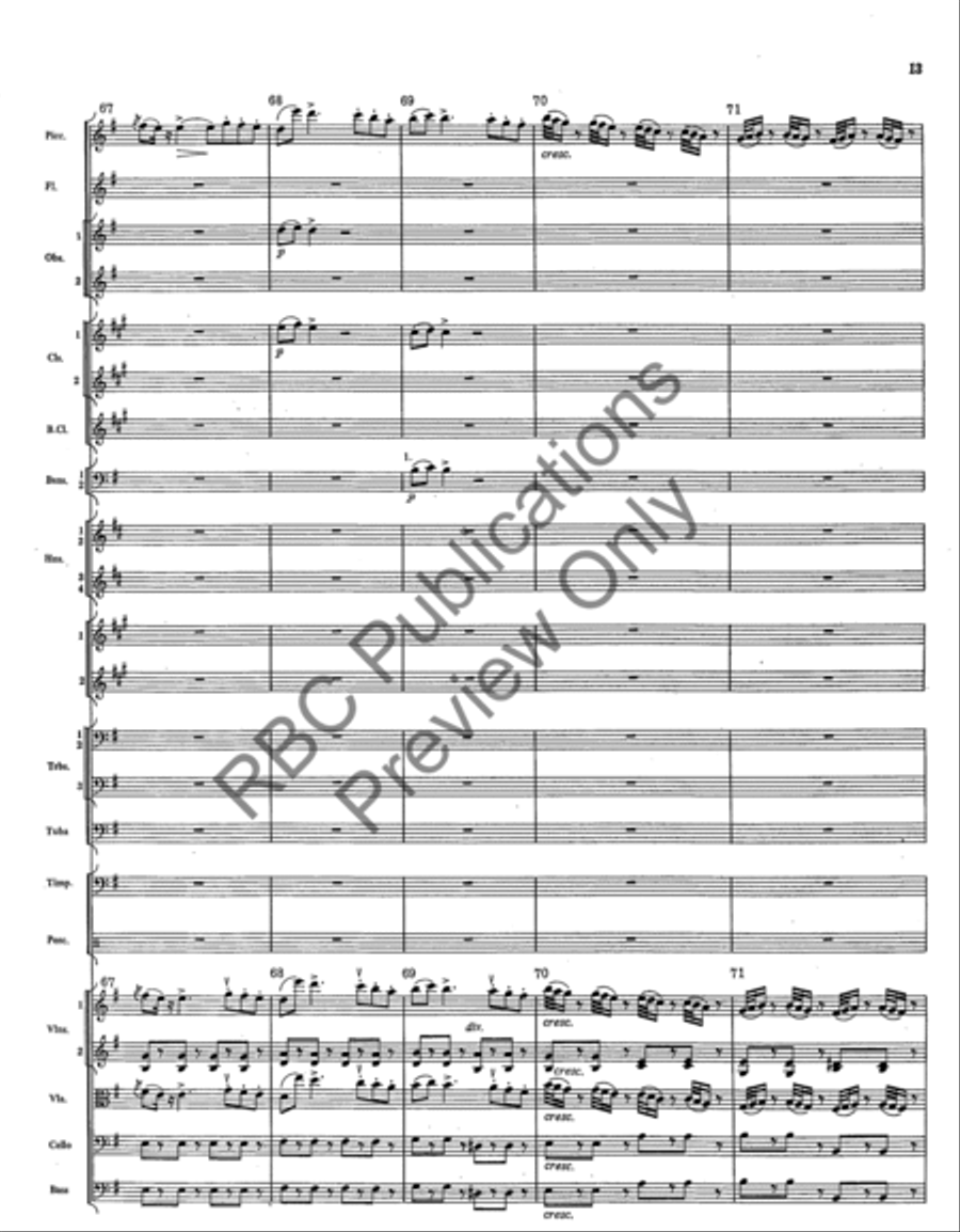 Overture From The Barber Of Seville (Score) Full Orchestra scores gallery preview page 16