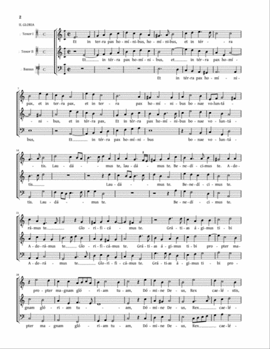 Missa quarti toni a 3 (Gartner) 3-Part scores gallery preview page 2