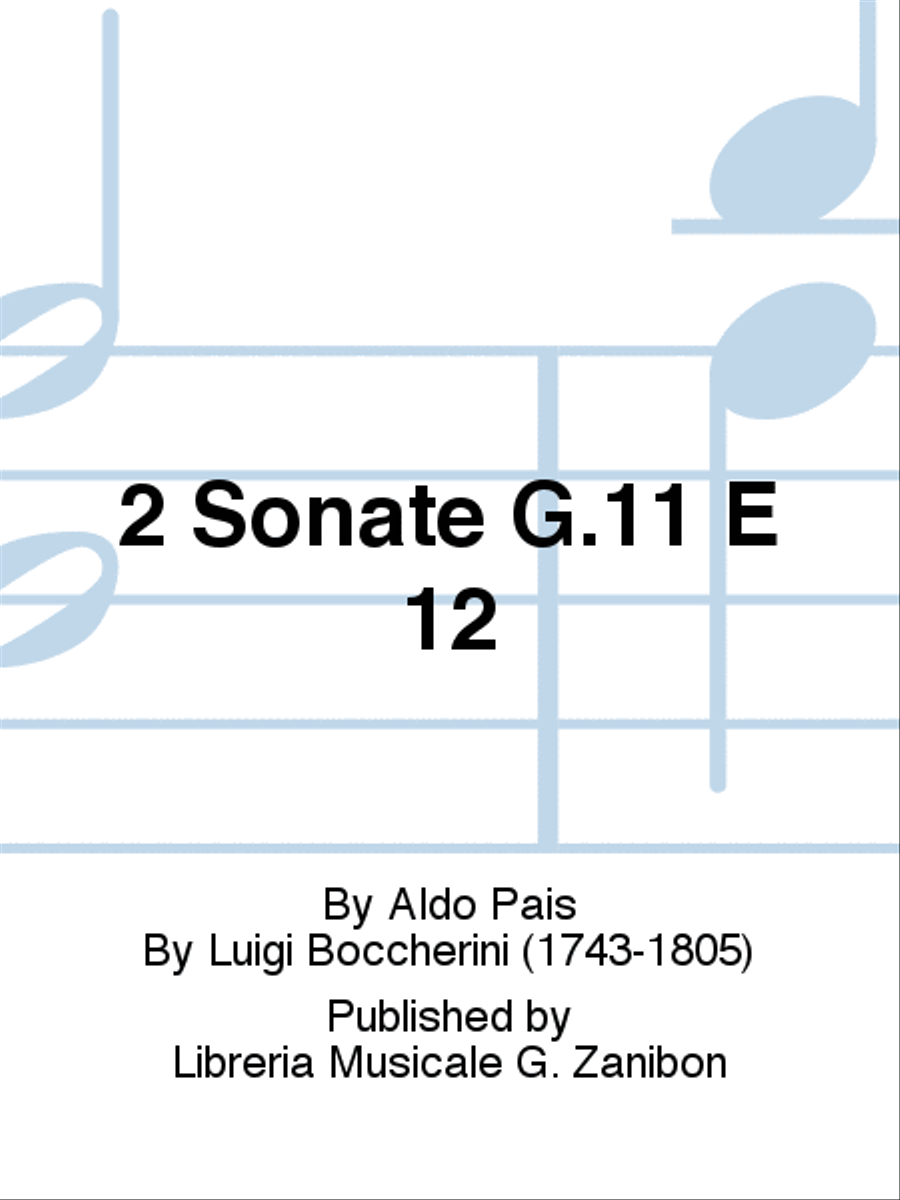 2 Sonate G.11 E 12 Cello scores gallery preview page 1