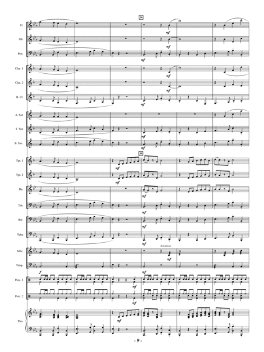 Danza Espanol Danza Espanol Concert Band scores gallery preview page 8