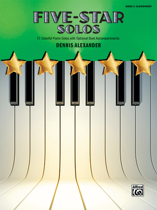 Book cover for Five-Star Solos, Book 2