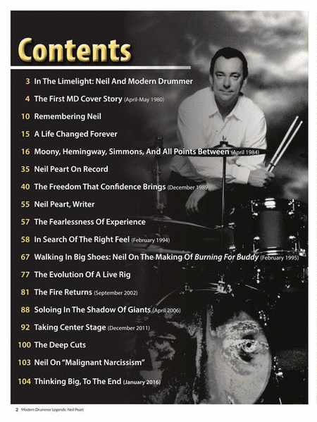 Modern Drummer Legends: Rush's Neil Peart by Neil Peart Drums - Sheet Music