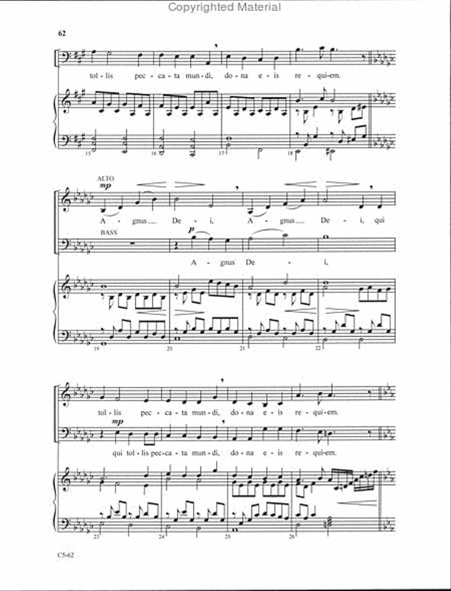 Requiem 4-Part scores gallery preview page 18