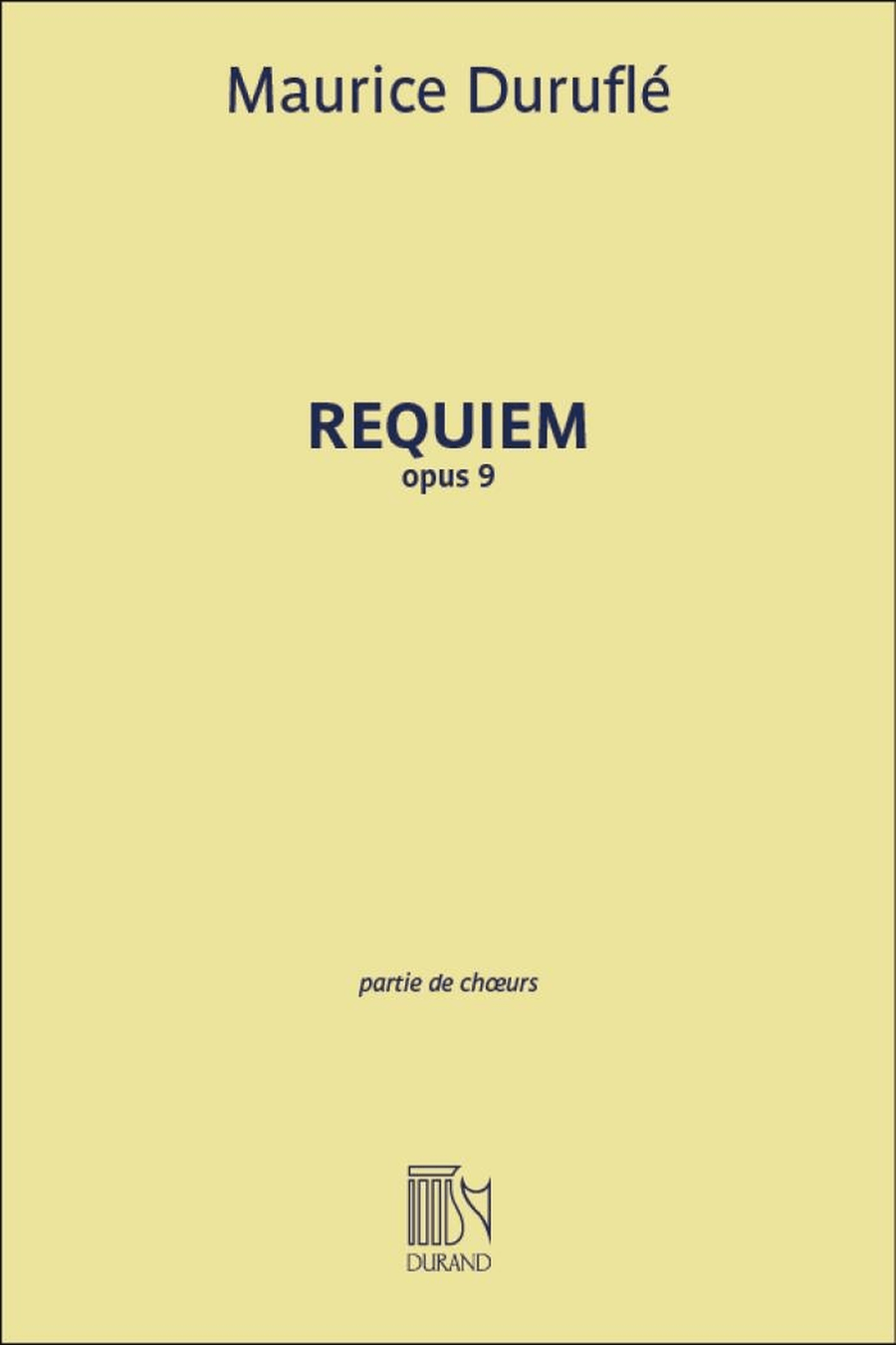 Book cover for Requiem, Op. 9