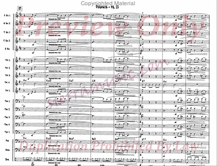 Pegasus Pegasus Jazz Ensemble scores gallery preview page 14
