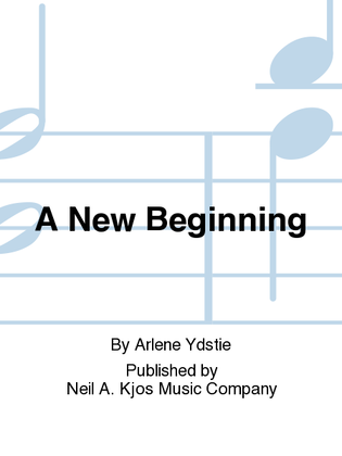 Book cover for A New Beginning