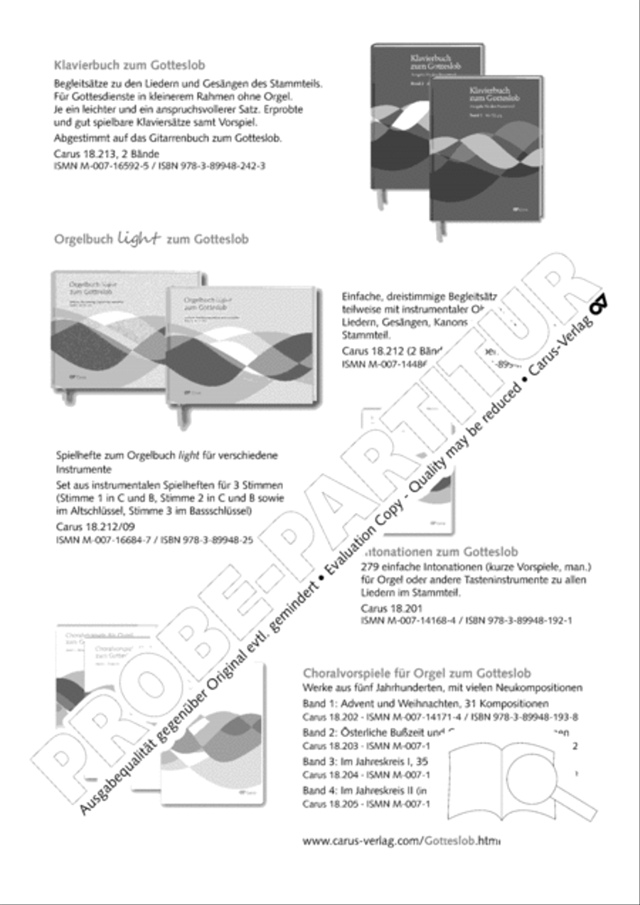 Gitarrenbuch zum Gotteslob Guitar scores gallery preview page 232