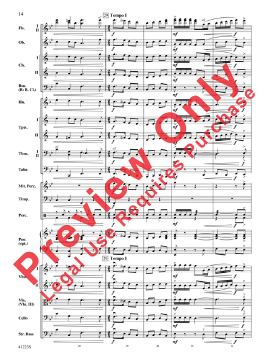 Joyful Holidays Joyful Holidays Full Orchestra scores gallery preview page 15
