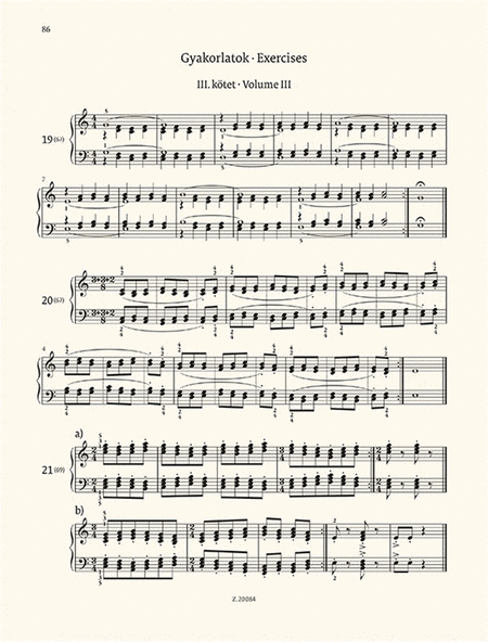 Mikrokosmos for piano Volume 3-4, BB 105