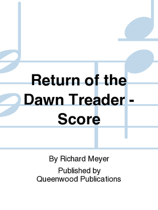 Book cover for Return of the Dawn Treader - Score