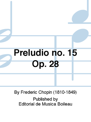 Preludio no. 15 Op. 28